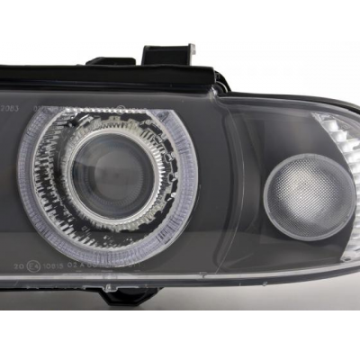 Faros Angel Eyes Bmw Serie 5 E39 Negro Xenon