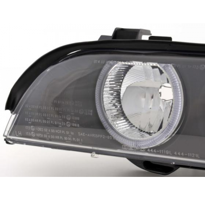 Faros Angel Eyes Bmw Serie 5 E39 Negro Xenon