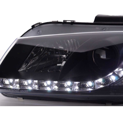 Faros Luz Diurna Audi A3 8p/8pa 03-07 Negro