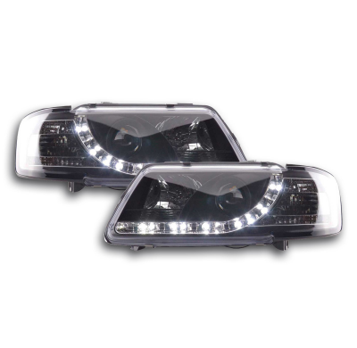 Faros Luz Diurna Audi A3 8l 96-00 Negro