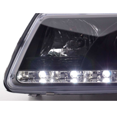 Faros Luz Diurna Audi A3 8l 96-00 Negro