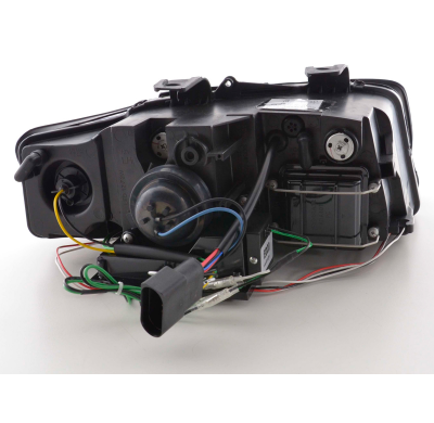 Faros Luz Diurna Con Led Lightbar Audi A4 B6 8e 01-04 Cromado