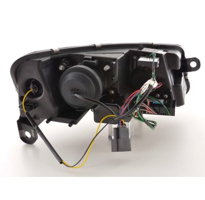 Faros Luz Diurna Con Led Lightbar Audi A6 4f 04-08 Negro