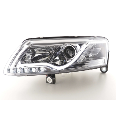 Faros Luz Diurna Para Xenon De Serielightbar Audi A6 4f 04-08 Cromado
