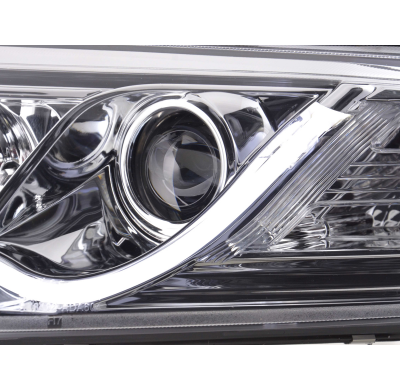 Faros Luz Diurna Para Xenon De Serielightbar Audi A6 4f 04-08 Cromado