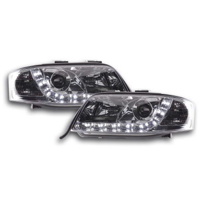 Faros Luz Diurna Audi A6 4b 97-01 Cromado