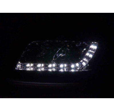 Faros Luz Diurna Audi A6 4b 97-01 Cromado