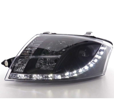 Faros Luz Diurna Audi Tt 8n 99-06 Negro 10 Pines