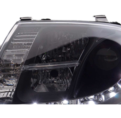 Faros Luz Diurna Audi Tt 8n 99-06 Negro 10 Pines
