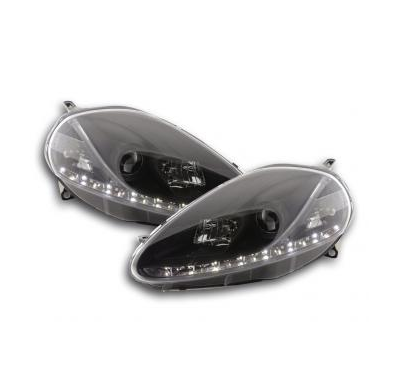 Faros Luz Diurna Fiat Grande Punto Typ 199 Bj. 05-08 Negro