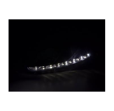 Faros Luz Diurna Fiat Grande Punto Typ 199 Bj. 05-08 Negro