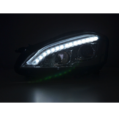 Faros Luz Diurna Para Xenon De Seriemercedes-Benz S-Class (221) 05-09 Cromado