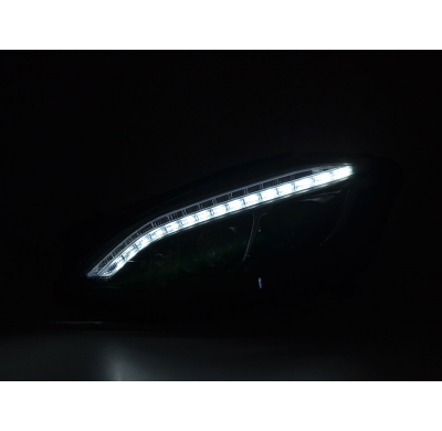 Faros Luz Diurna Para Xenon De Seriemercedes-Benz S-Class (221) 05-09 Negro