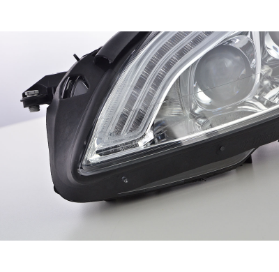 Faros Luz Diurna Led Drl Look Mercedes-Benz S-Class (221) 05-09 Cromado