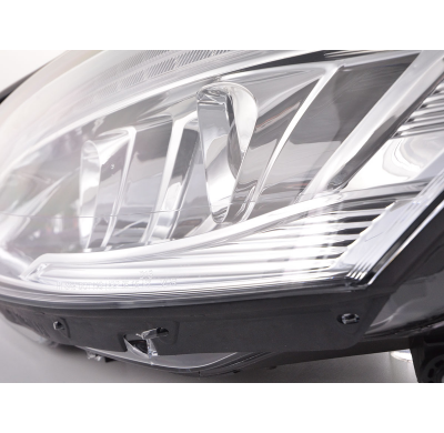 Faros Luz Diurna Led Drl Look Mercedes-Benz S-Class (221) 05-09 Cromado