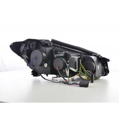 Faros Luz Diurna Led Drl Look Mercedes-Benz S-Class (221) 05-09 Negro