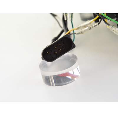 Faros Luz Diurna Led Drl Look Mercedes-Benz S-Class (221) 05-09 Negro