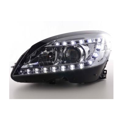 Faros Luz Diurna Mercedes C-Klasse Typ W204 Bj. 07-10 Chrom