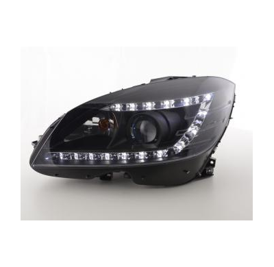 Faros Luz Diurna Mercedes C-Klasse Typ W204 Bj. 07-10 Negro