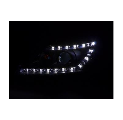 Faros Luz Diurna Mercedes C-Klasse Typ W204 Bj. 07-10 Negro