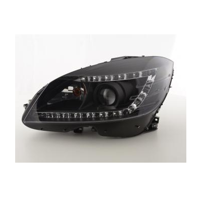 Faros Luz Diurna Mercedes C-Klasse Typ W204 Bj. 07-10 Negro