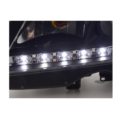 Faros Luz Diurna Mercedes C-Klasse Typ W204 Bj. 07-10 Negro