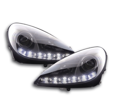 Faros Luz Diurna Mercedes Slk 171 04-11 Negro