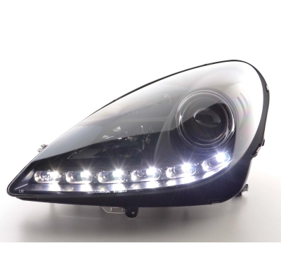 Faros Luz Diurna Mercedes Slk 171 04-11 Negro