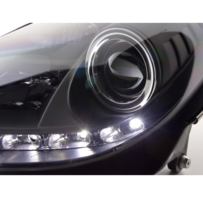 Faros Luz Diurna Mercedes Slk 171 04-11 Negro