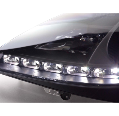 Faros Luz Diurna Mercedes Slk 171 04-11 Negro