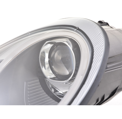 Faros Luz Diurna Para Xenon De Serieporsche Boxster Typ 987 04-09 Silver