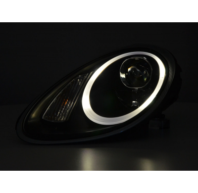 Faros Luz Diurna Para Xenon De Serieporsche Boxster Typ 987 04-09 Negro