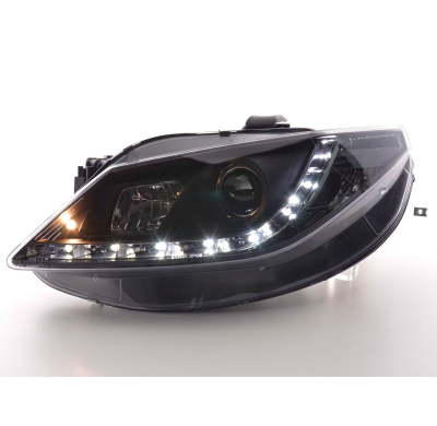 Faros Luz Diurna Seat Ibiza 6j 08-12 Negro