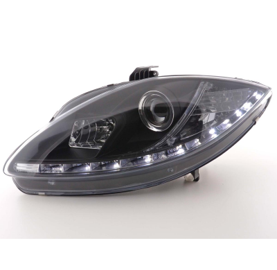 Faros Luz Diurna Seat Leon 1p 05-09 Negro