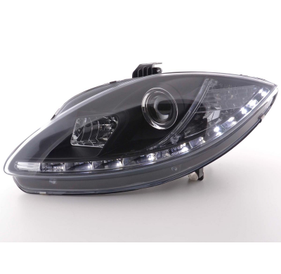 Faros Luz Diurna Seat Leon 1p 05-09 Negro