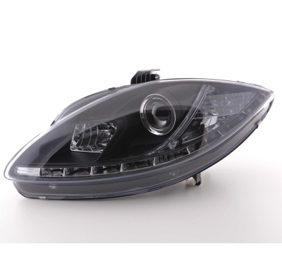 Faros Luz Diurna Seat Leon 1p 05-09 Negro