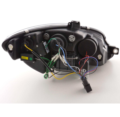 Faros Luz Diurna Seat Leon 1p 05-09 Negro