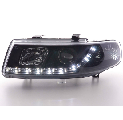 Faros Luz Diurna Seat Leon 1m 99-05 Negro