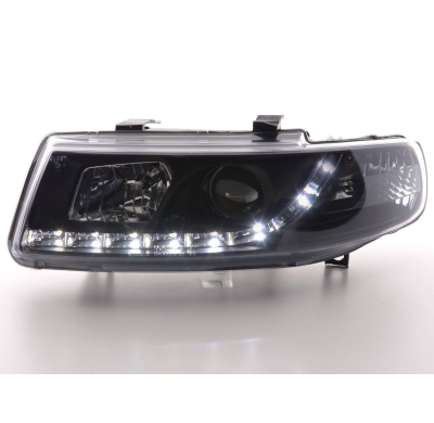 Faros Luz Diurna Seat Leon 1m 99-05 Negro