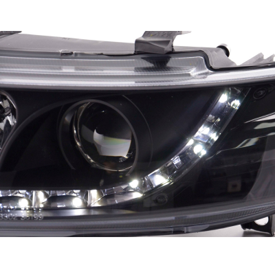 Faros Luz Diurna Seat Leon 1m 99-05 Negro