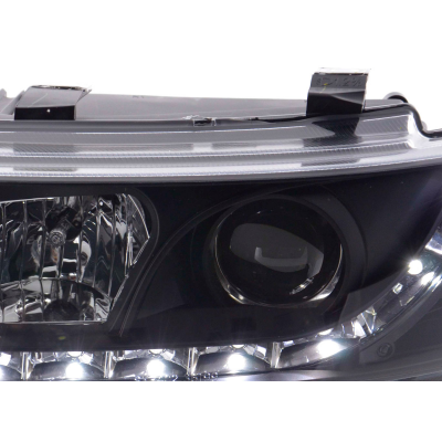 Faros Luz Diurna Seat Leon 1m 99-05 Negro