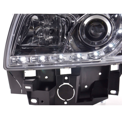 Faros Luz Diurna Vw Bus T4 96-03 Cromado
