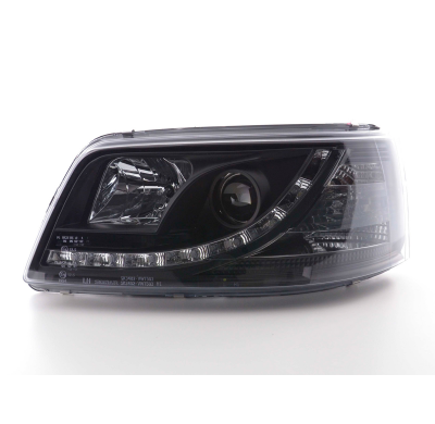 Faros Luz Diurna Vw Bus T5 03-09 Negro
