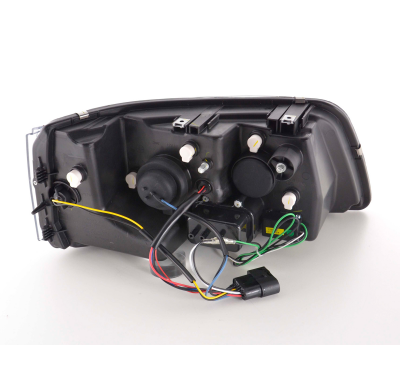 Faros Luz Diurna Vw Bus T5 03-09 Negro