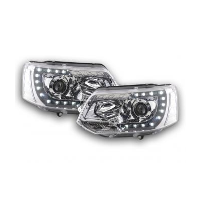Faros Luz Diurna Homologacion R87 Vw Bus T5 Bj. Ab 2009 Chrom