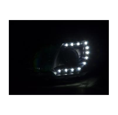 Faros Luz Diurna Homologacion R87 Vw Bus T5 Bj. Ab 2009 Negro