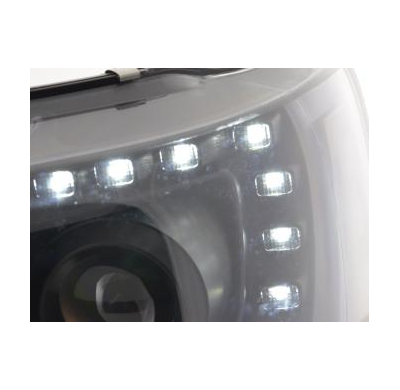 Faros Luz Diurna Homologacion R87 Vw Bus T5 Bj. Ab 2009 Negro