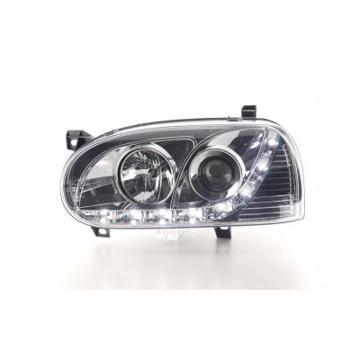 Faros Luz Diurna Vw Golf 3 Typ 1hxo 1exo Bj. 91-97 Chrom