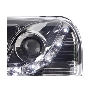 Faros Luz Diurna Vw Golf 3 Typ 1hxo 1exo Bj. 91-97 Chrom