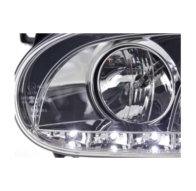 Faros Luz Diurna Vw Golf 3 Typ 1hxo 1exo Bj. 91-97 Chrom